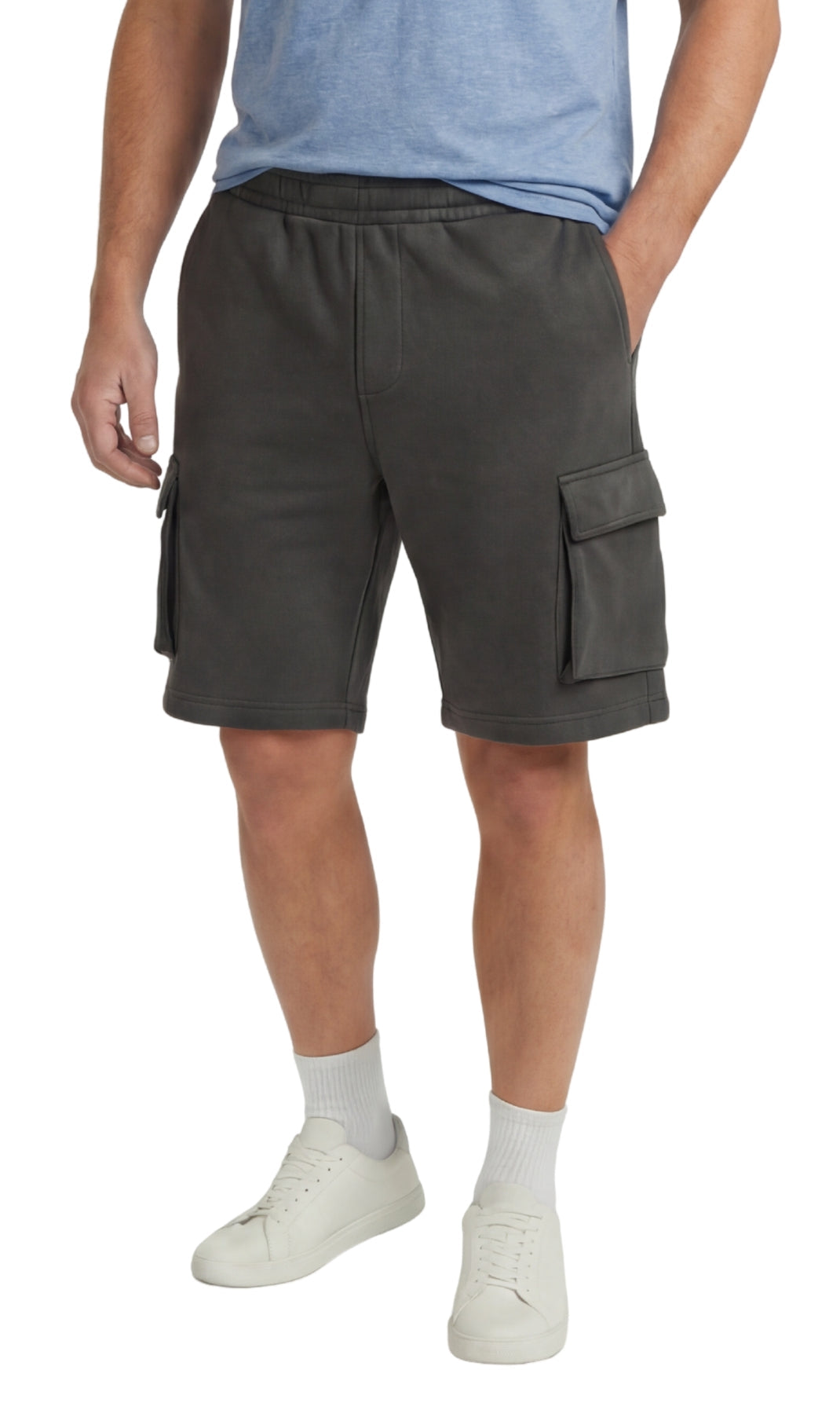 Men's Fleece Cargo Shorts