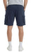 Men’s fleece cargo shorts in charcoal with elastic waistband and multiple pockets for outdoor comfort and style