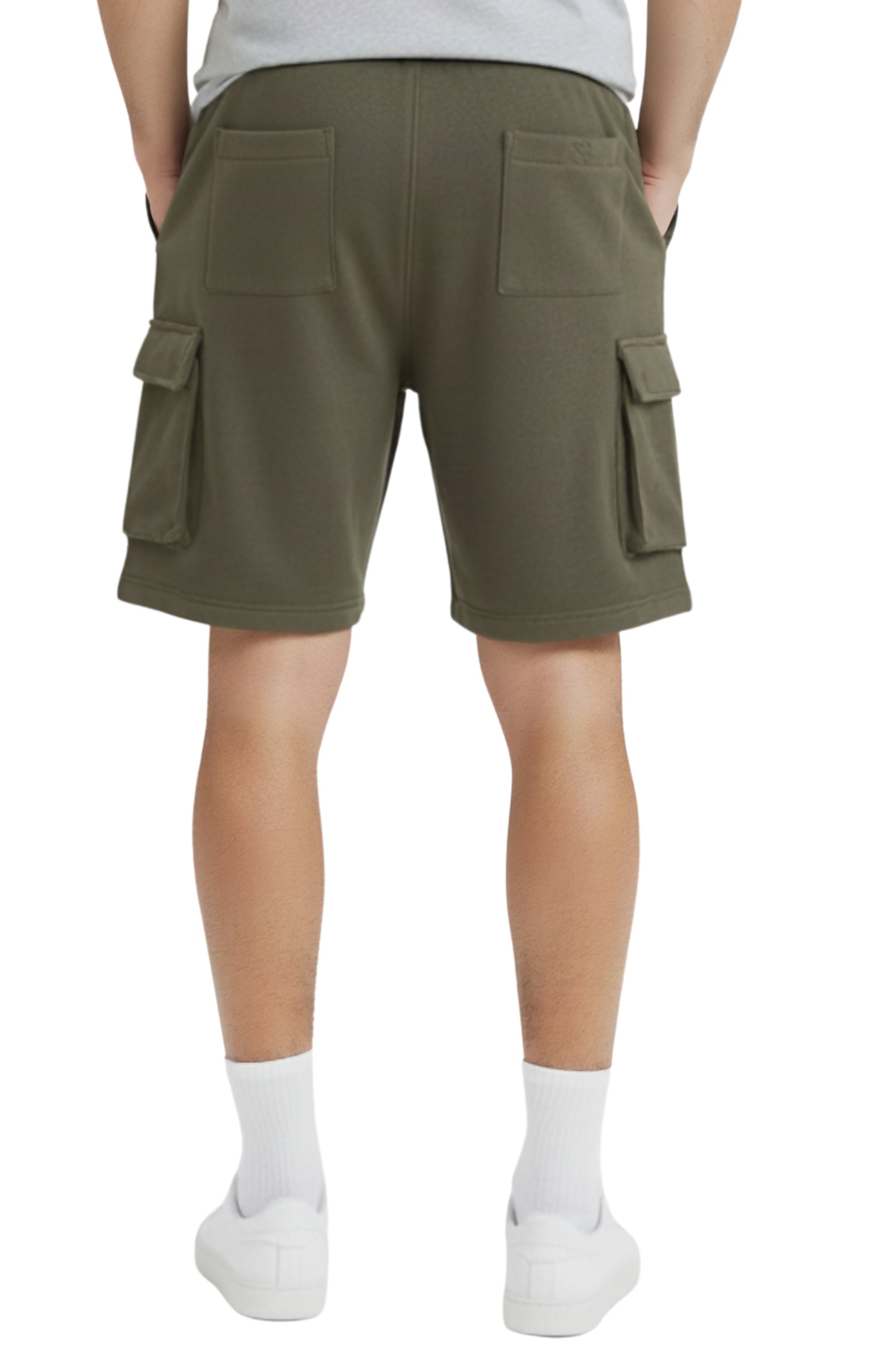 Men's Fleece Cargo Shorts
