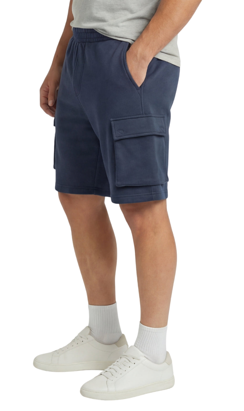 Men's Fleece Cargo Shorts