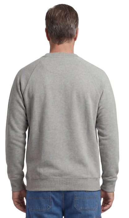 Men's 3-Pocket Fleece Sweatshirt with Raglan Seams