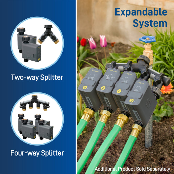 B-hyve Bluetooth 1-Outlet Hose Faucet Timer | Online Packaging | 90205Z