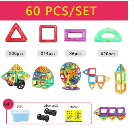 Magnetic Building Blocks DIY Magnets Toy For Kids