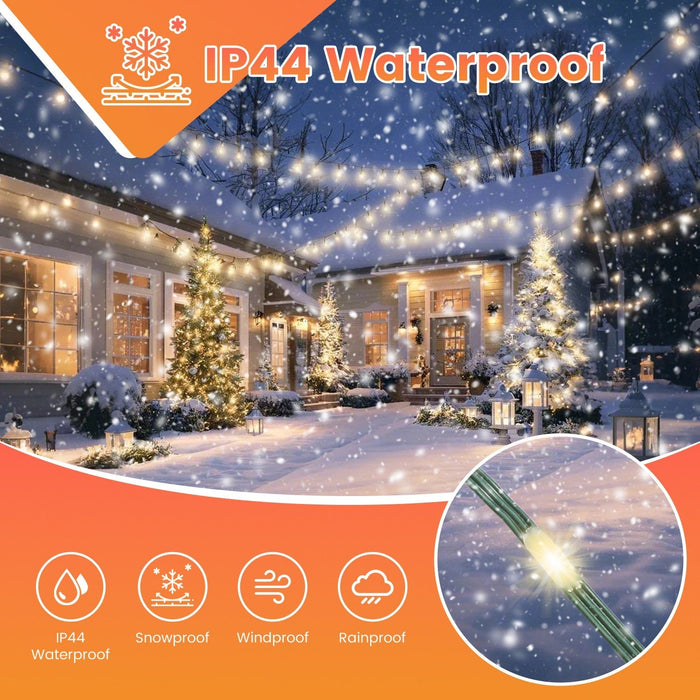 330FT 1000LED Christmas String Lights | Waterproof Outdoor with Remote & 8 Modes