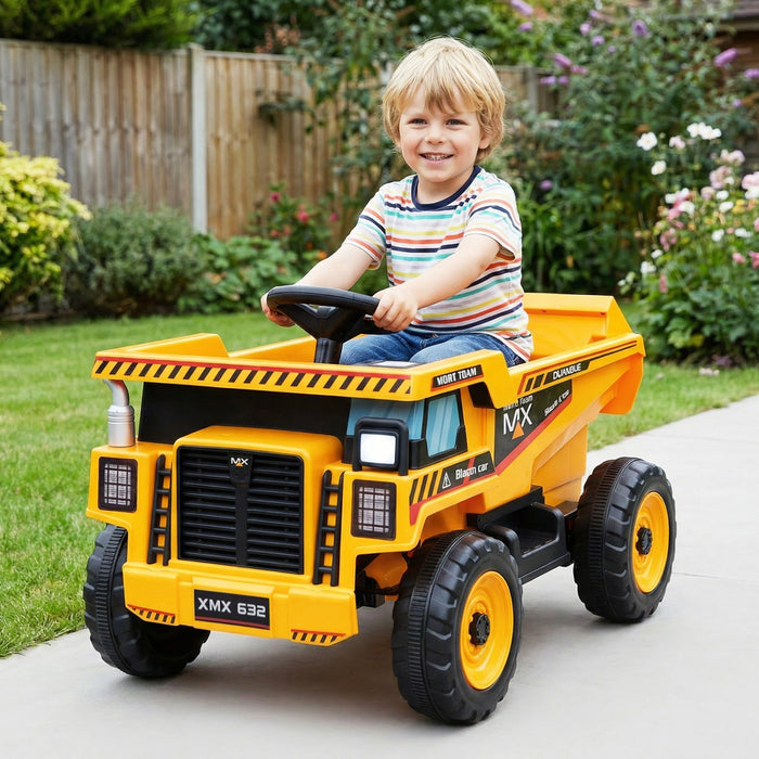 24V Electric Dump Truck Ride-On Toy with Remote Control