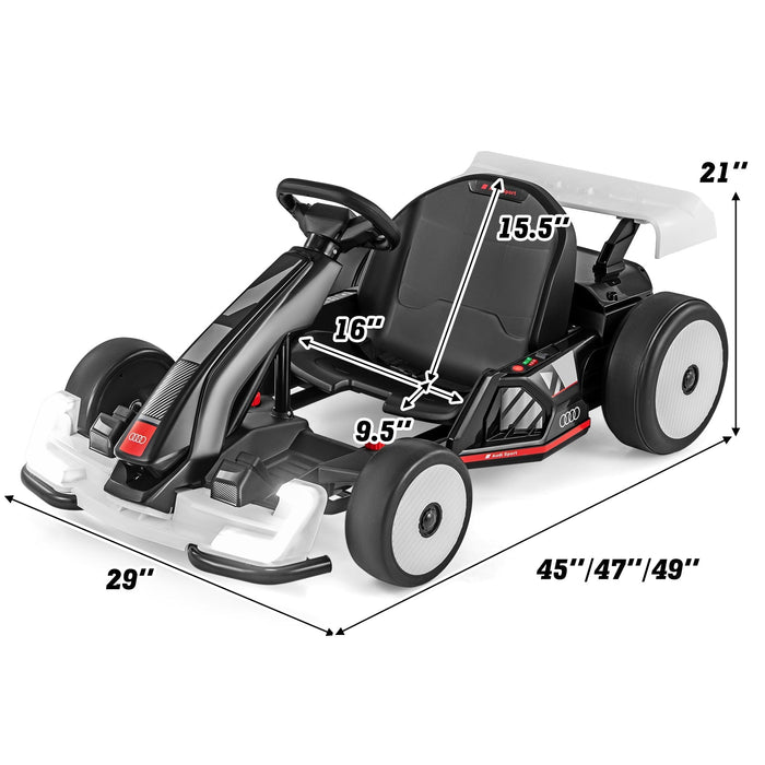 Officially Licensed Audi 24V Kids Electric Go-Kart