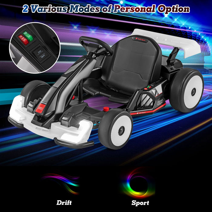 Officially Licensed Audi 24V Kids Electric Go-Kart