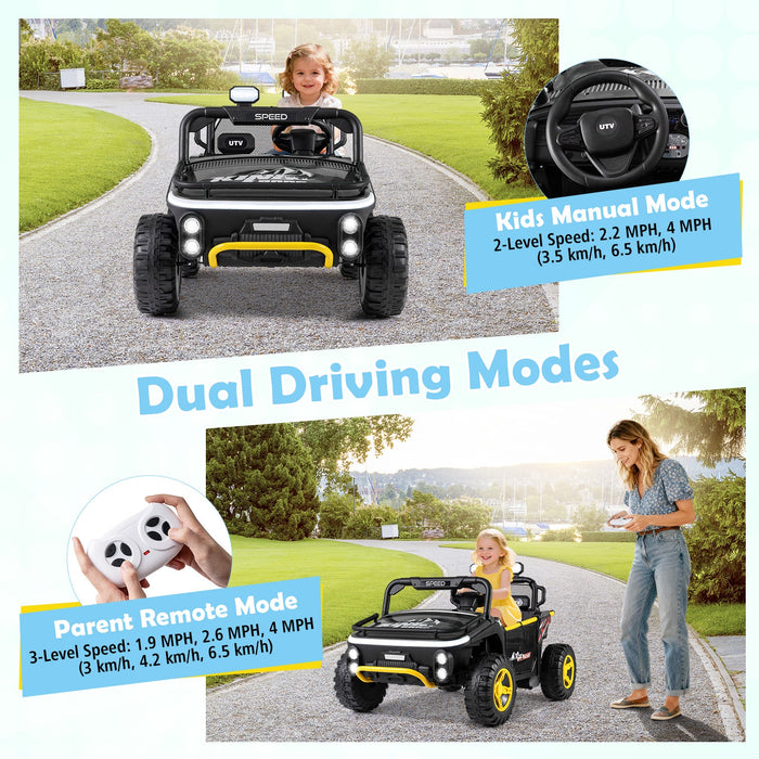 24V Ride on Toy for Kids 2 Seater Ride on Truck with Horn and Music
