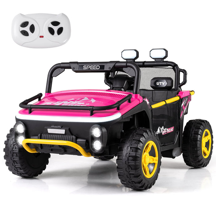 24V Ride on Toy for Kids 2 Seater Ride on Truck with Horn and Music