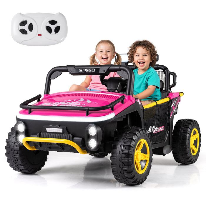 24V Ride on Toy for Kids 2 Seater Ride on Truck with Horn and Music