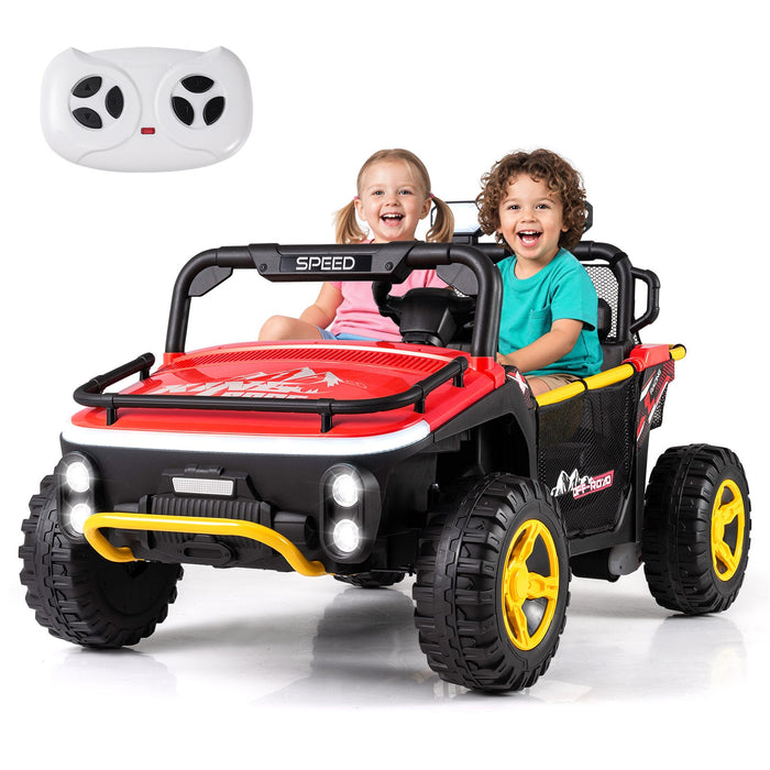 24V Ride on Toy for Kids 2 Seater Ride on Truck with Horn and Music