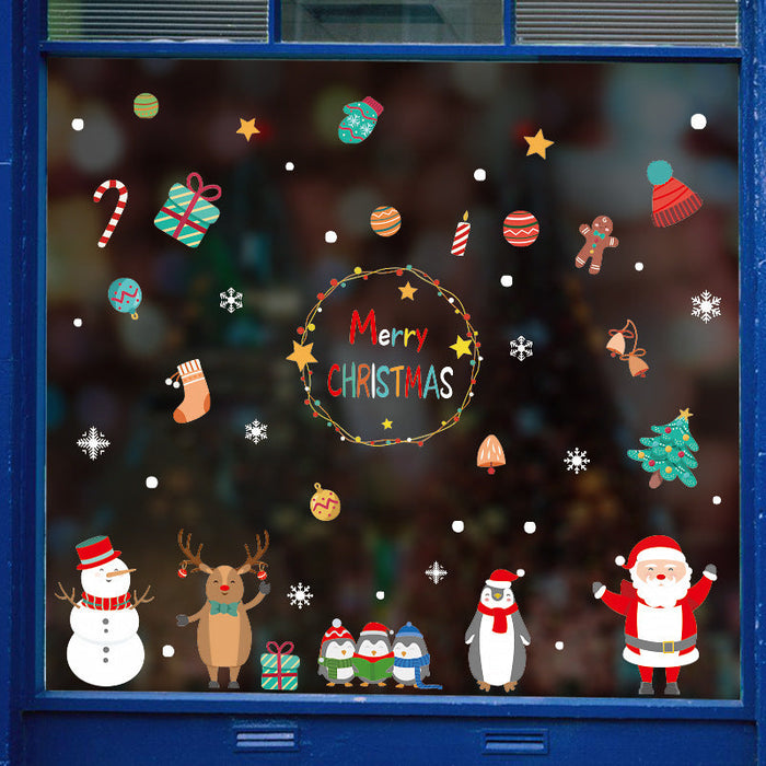 Christmas Decorations Window Clings