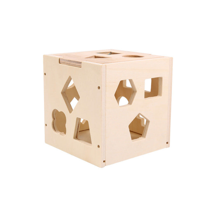 Wooden Shape Sorter Toy for Toddlers (Ages 1–3)