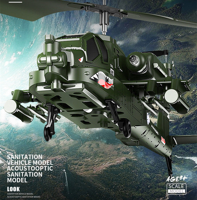 Fighter Apache Drone Aircraft Remote Control Toy