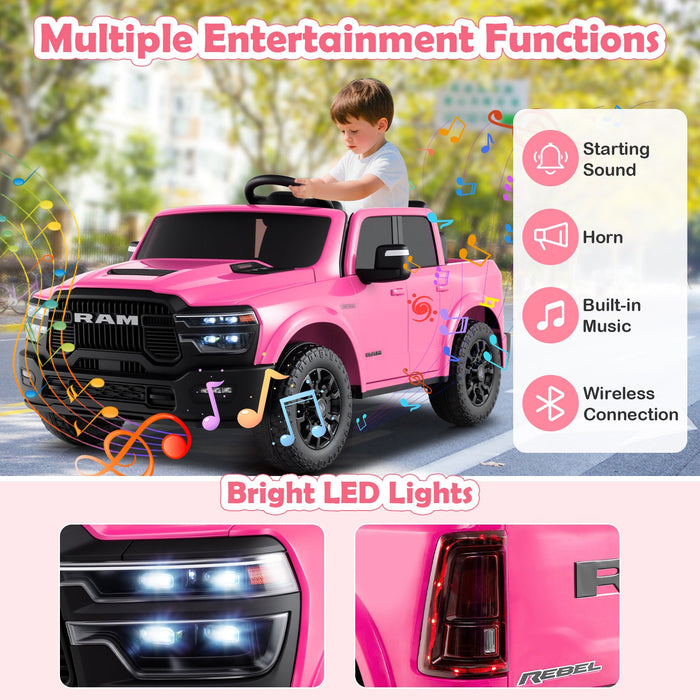 Licensed Ram Truck 24V 2-Seater Ride-On Toy