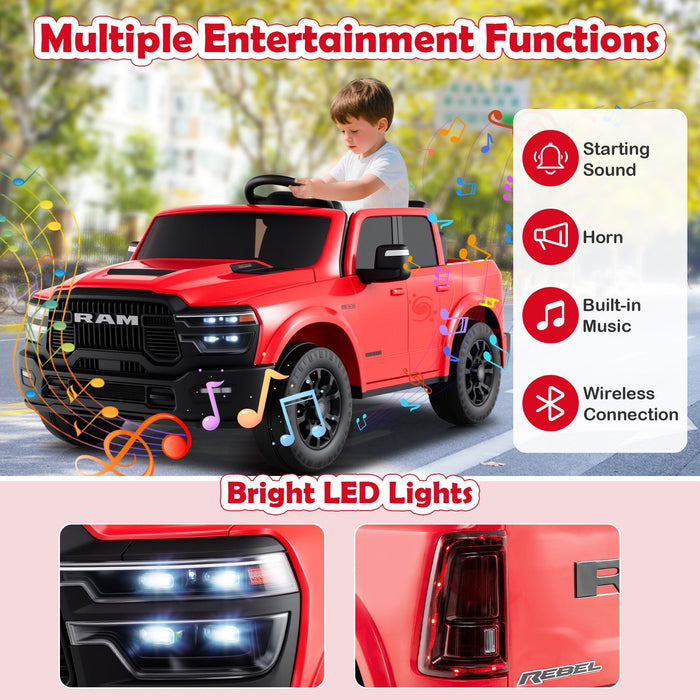 Licensed Ram Truck 24V 2-Seater Ride-On Toy