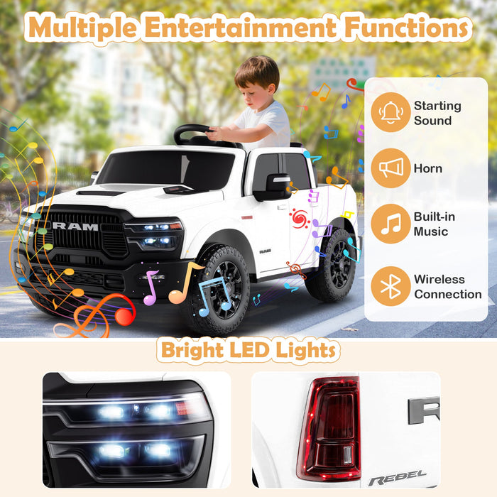 Licensed Ram Truck 24V 2-Seater Ride-On Toy
