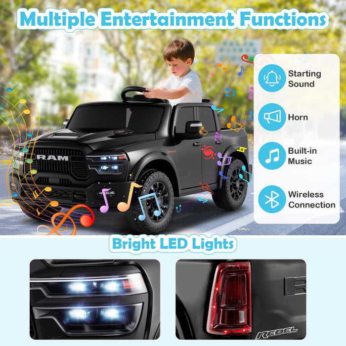 Licensed Ram Truck 24V 2-Seater Ride-On Toy