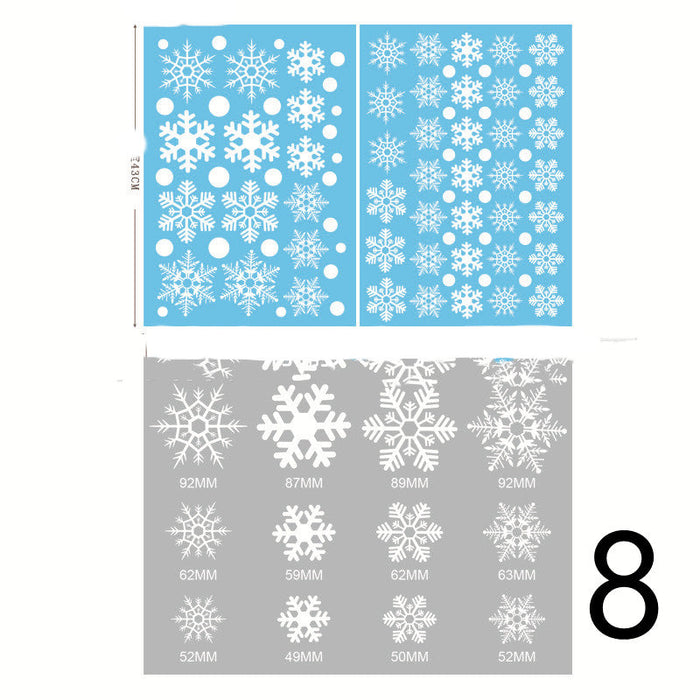 Christmas Themed Window Cling Set