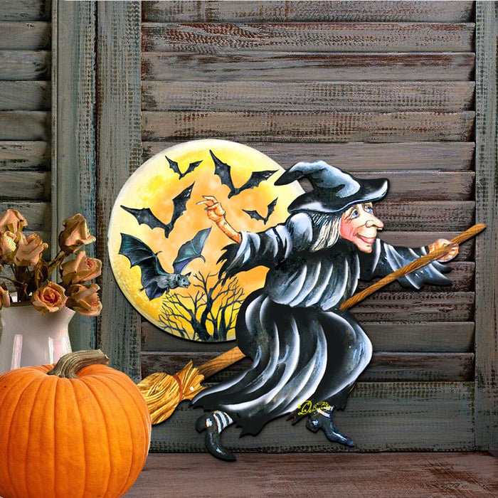 Witch Halloween Door Decor by G. DeBrekht -  Halloween Decor - 8114011H
