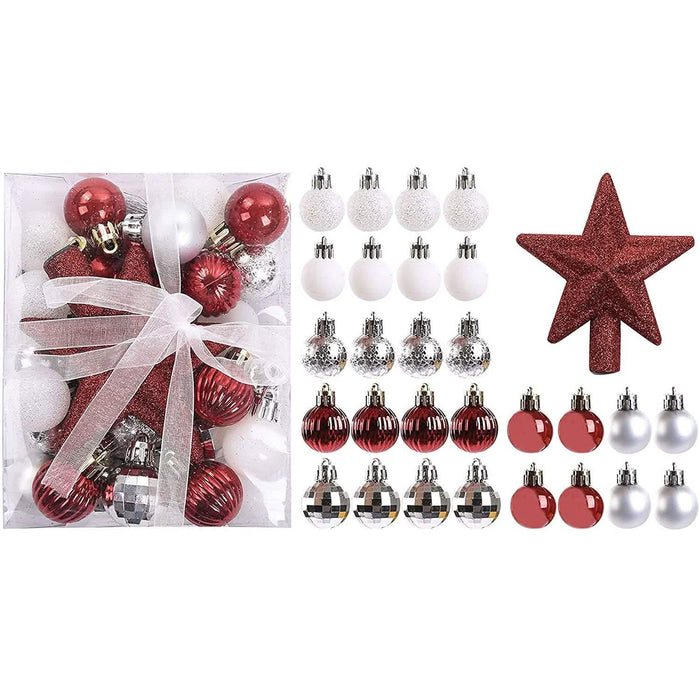 30-Piece: Christmas Balls Ornaments for Christmas Tree