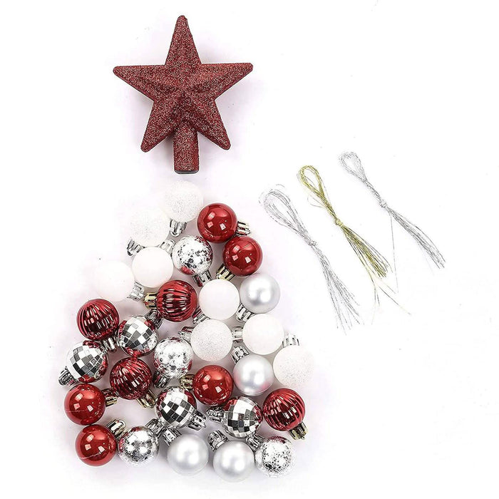 30-Piece: Christmas Balls Ornaments for Christmas Tree