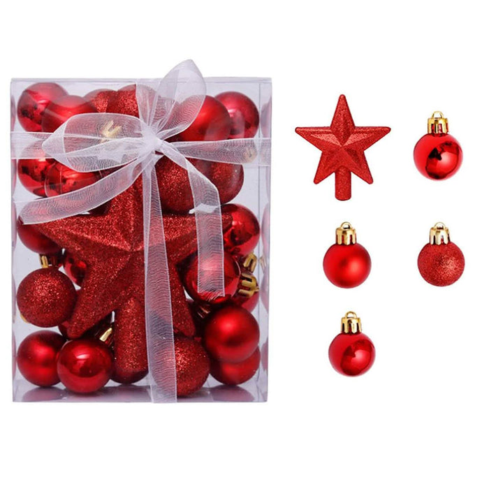 30-Piece: Christmas Balls Ornaments for Christmas Tree