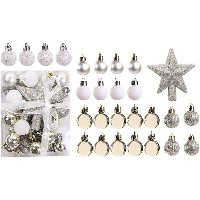 30-Piece: Christmas Balls Ornaments for Christmas Tree