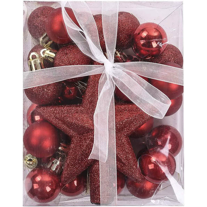 30-Piece: Christmas Balls Ornaments for Christmas Tree