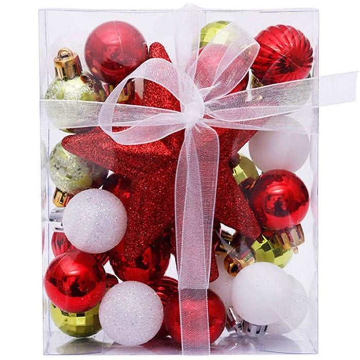 30-Piece: Christmas Balls Ornaments for Christmas Tree