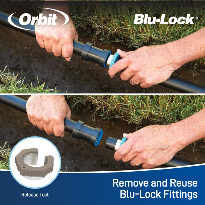 3/4" x 3/4" x 1/2" Blu-Lock Reducing Tee 31373
