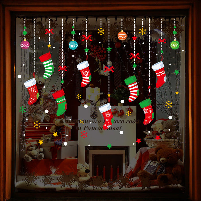 Christmas Decorations Window Clings