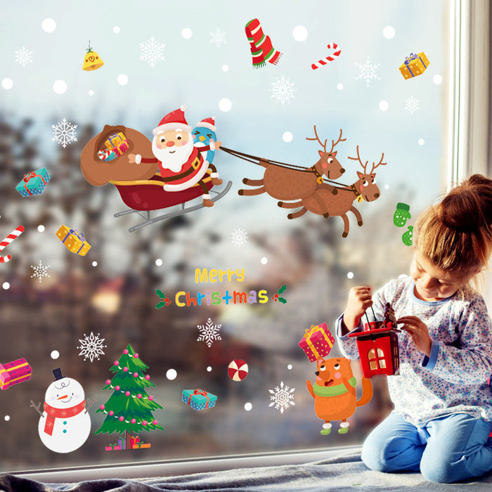 Christmas Decorations Window Clings