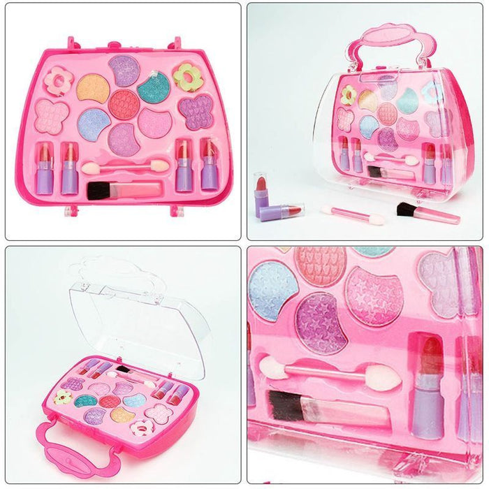 Kids Makeup Kit & Washable Pretend Play Toy Set | Gift From The Land