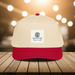 Gift From The Land logo cap with 5-panel mid-profile design and adjustable snap closure