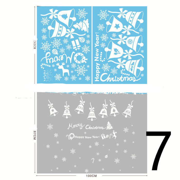 Christmas Themed Window Cling Set
