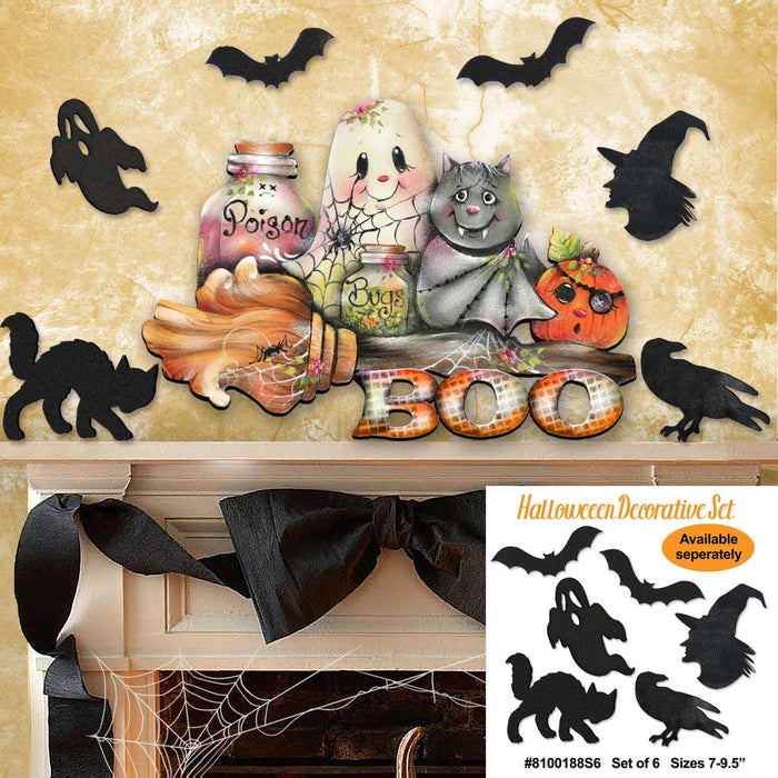 Brunhilda's Broom! Halloween Door Decor by Jamie Mills-Price - Halloween Decor - 8457411H