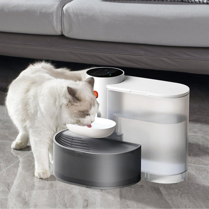 Smart Pet Water Fountain Automatic Cordless Rechargeable Water Dispenser 3L/101OZ