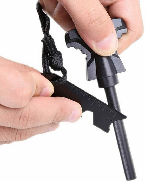 Flint Steel Striker Ferro Rod Waterproof (Fire Starter)