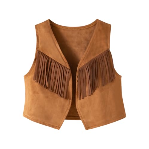 Toddler Girls Brown Western Cowgirl Clothing Set