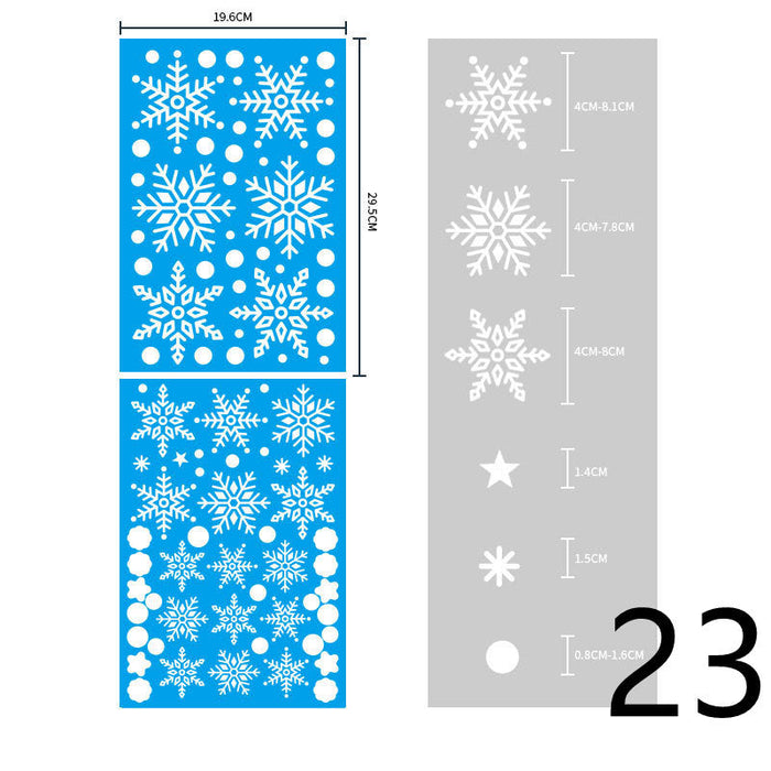 Christmas Themed Window Cling Set