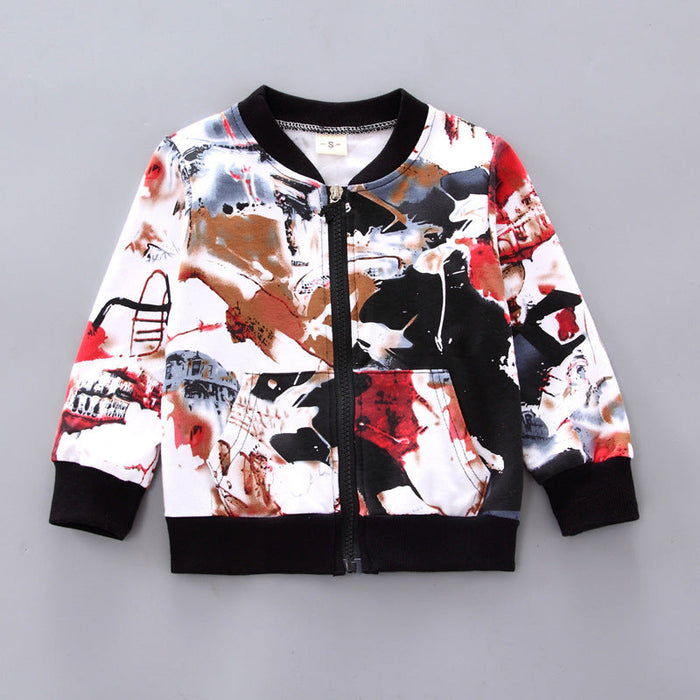 Boys Handsome Three-Piece Kid Clothes Set