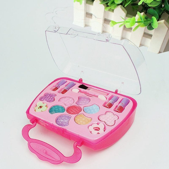 Kids Makeup Kit & Washable Pretend Play Toy Set | Gift From The Land