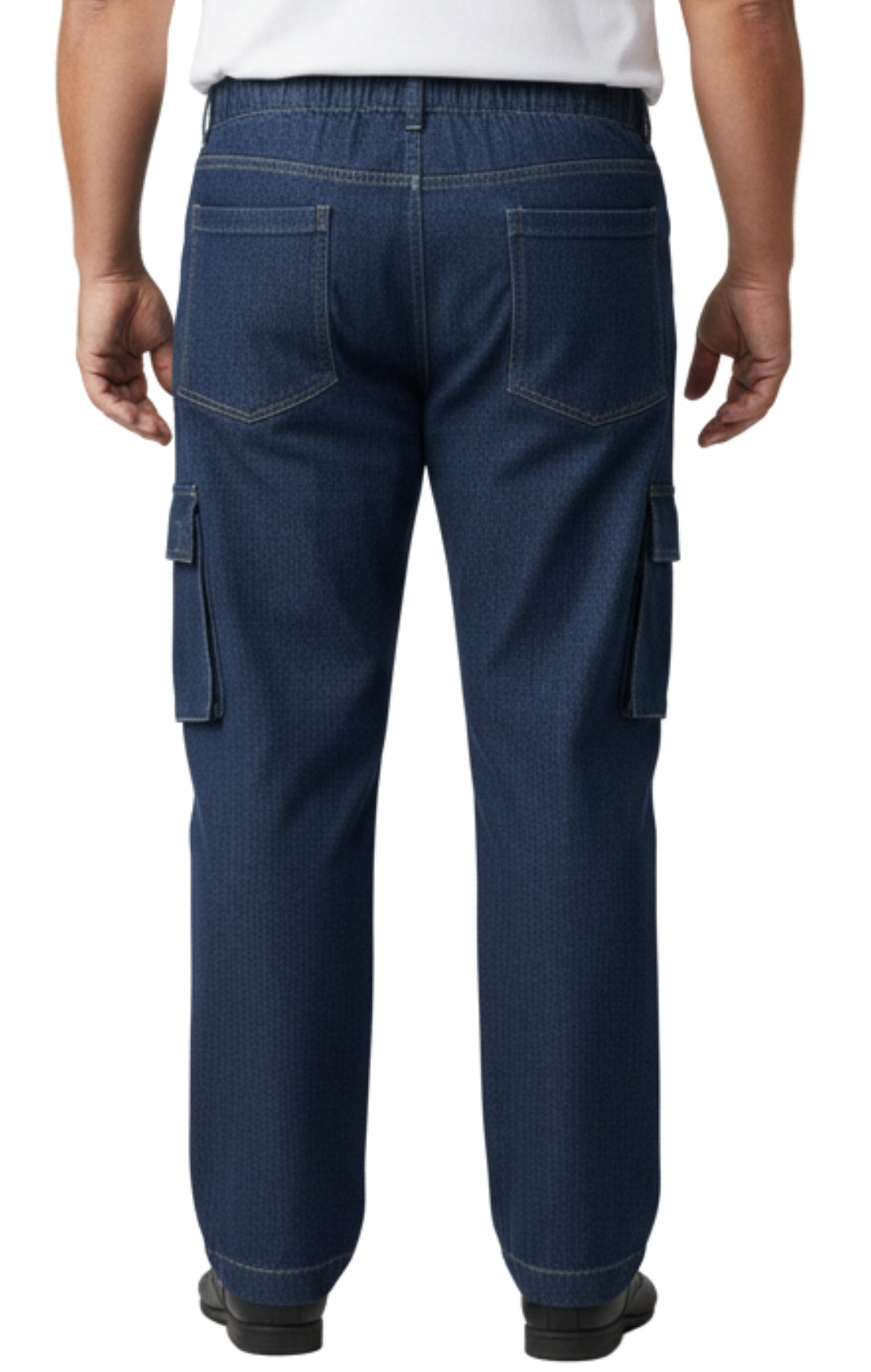 Men's Lightweight Double Pocket Cargo Jeans
