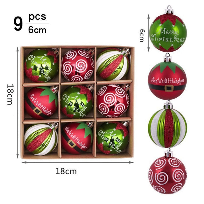 Christmas Themed Hand Drawn Christmas Decoration Sets