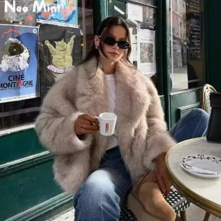 Faux Fur Women's Coat