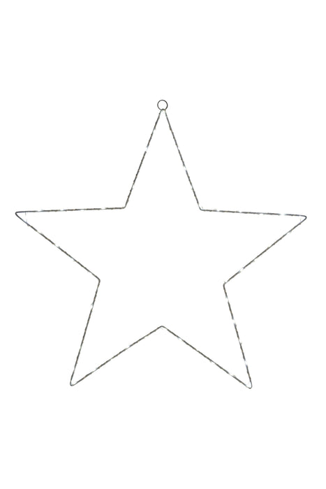Illuminated LED Star Window & Wall Display | Warm White Fairy Light Stars