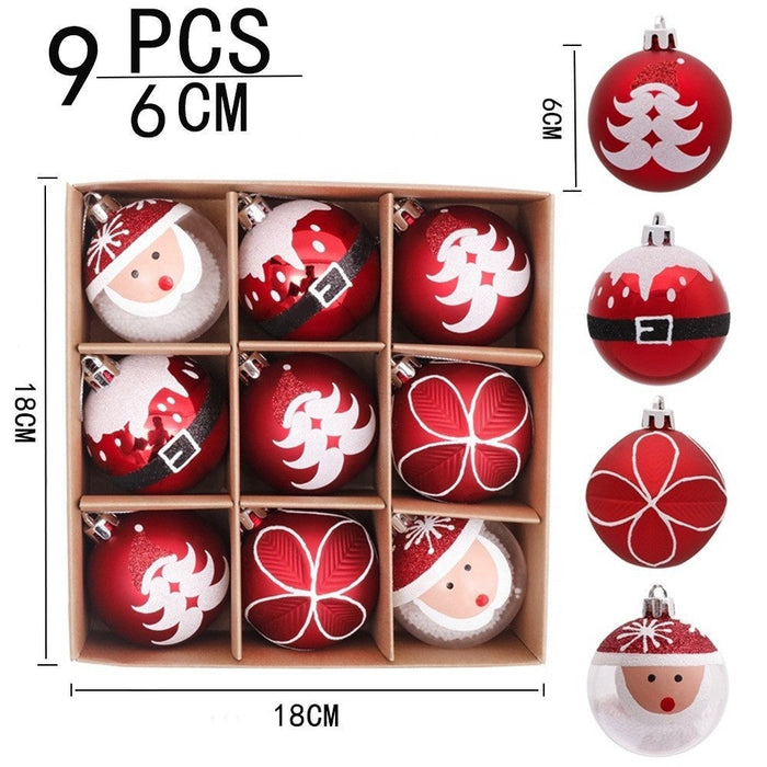 Christmas Themed Hand Drawn Christmas Decoration Sets