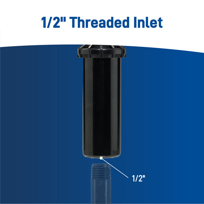 Two Zone, In-Ground Sprinkler System with Blu-Lock Tubing System and Hose Faucet Timer | 50021