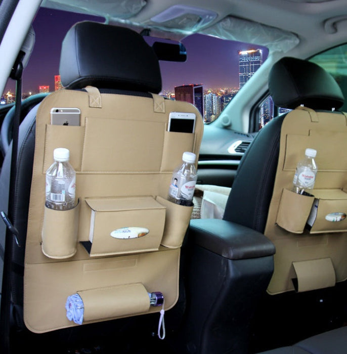 PU Leather Car Seat Organizers